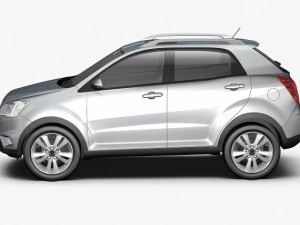 ssangyong korando 2012 3D Model