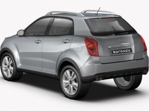 ssangyong korando 2012 3D Модель