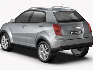 ssangyong korando 2012 3D Model