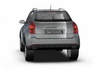 ssangyong korando 2012 3D Модель