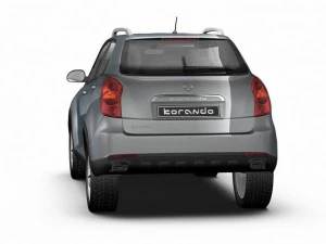 ssangyong korando 2012 3D Model
