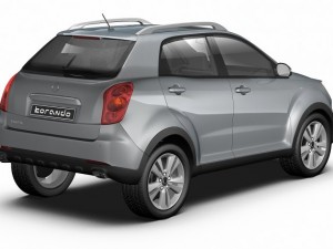 ssangyong korando 2012 3D Модель