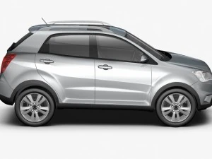 ssangyong korando 2012 3D Model