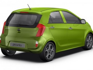 kia picanto 2012 3D Model