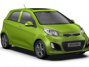 kia picanto 2012 3D Model