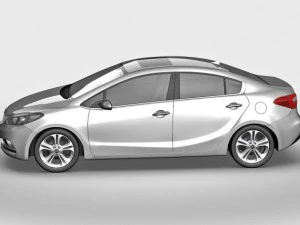 kia k3 cerato forte 2014 3D Model