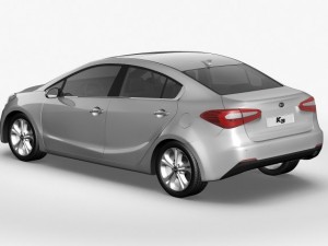 kia k3 cerato forte 2014 3D मॉडल