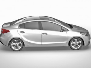 kia k3 cerato forte 2014 3D मॉडल
