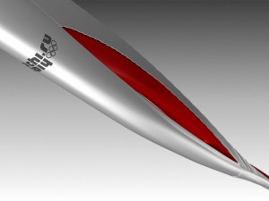 winter olympics torch 2014 Modello 3D