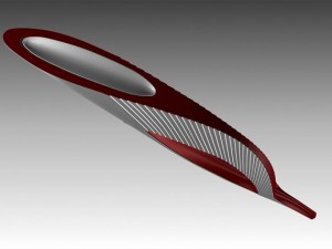 winter olympics torch 2014 Modello 3D