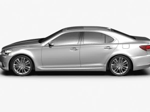 2013 lexus ls460 3D Model
