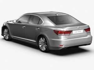 2013 lexus ls460 3D-Modell