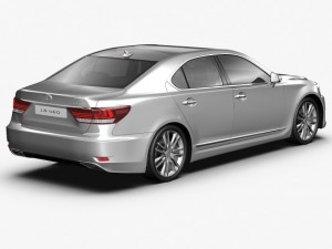 2013 lexus ls460 3D-Modell