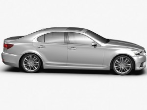 2013 lexus ls460 3D-Modell