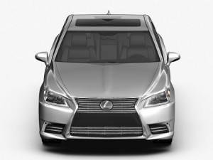 2013 lexus ls460 3D-Modell