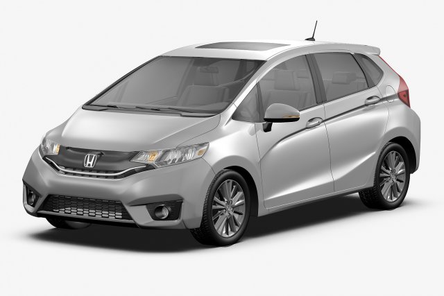 honda fit 2015 3D Model .c4d .max .obj .3ds .fbx .stl .blend