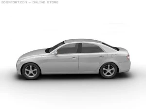 2007 toyota mark x 3D Model