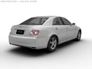 2007 toyota mark x 3D Model