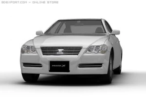 2007 toyota mark x 3D Model