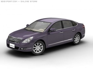2008 nissan teana 3D Model