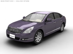 2008 nissan teana Modèle 3D