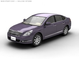 2008 nissan teana Modèle 3D
