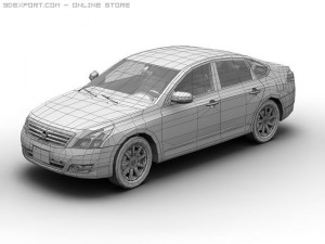 2008 nissan teana Modèle 3D