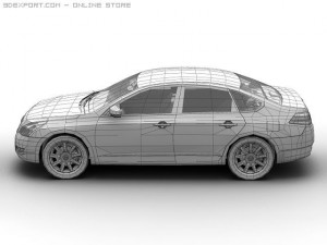 2008 nissan teana Modèle 3D