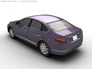 2008 nissan teana Modèle 3D