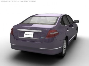 2008 nissan teana Modèle 3D
