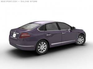 2008 nissan teana Modèle 3D