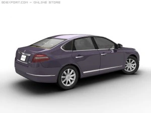 2008 nissan teana 3D Model