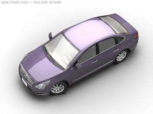 2008 nissan teana Modèle 3D