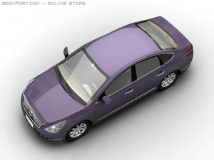 2008 nissan teana Modèle 3D