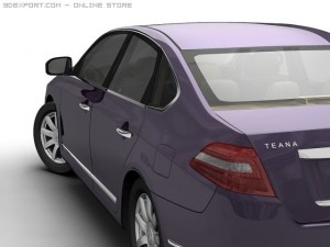 2008 nissan teana Modèle 3D