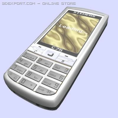 siemens c-75 3D Model .c4d .max .obj .3ds .fbx .stl .blend 