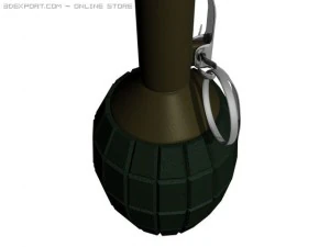 手榴弾 3Dモデル