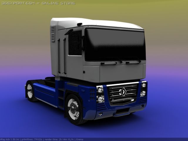 renault magnum Modèle 3D .c4d .max .obj .3ds .fbx .stl .blend