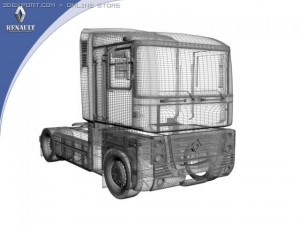 renault magnum Modèle 3D