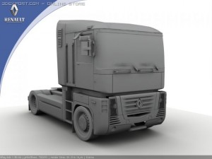 renault magnum Modèle 3D