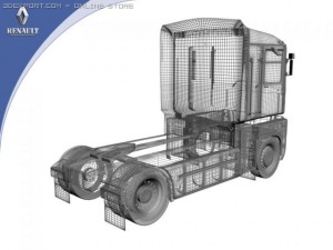 renault magnum Modèle 3D