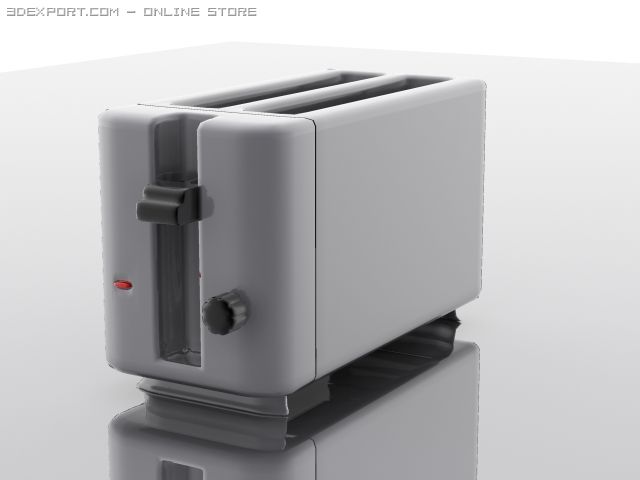 toaster 3D 模型 .c4d .max .obj .3ds .fbx .stl .blend