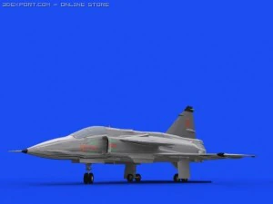 사브 J37 비겐 3D 모델