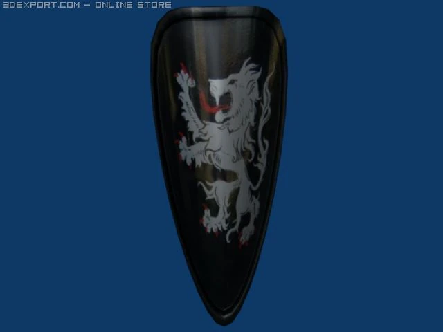 duża tarcza Model 3D .c4d .max .obj .3ds .fbx .stl .blend 