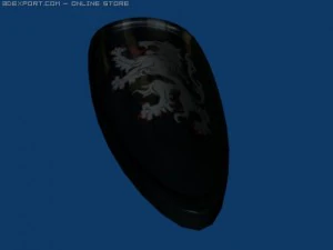 duża tarcza Model 3D