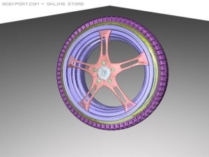 wheel -1 3D Model