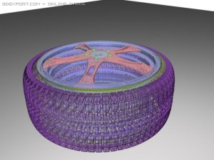 wheel -1 3D Model