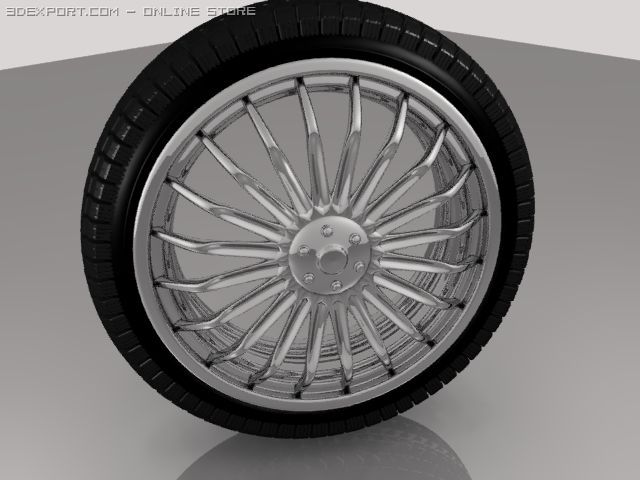 wheel -2 3D 모델 .c4d .max .obj .3ds .fbx .stl .blend 