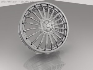 wheel -2 3D 모델