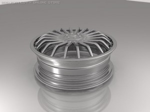wheel -2 3D 모델